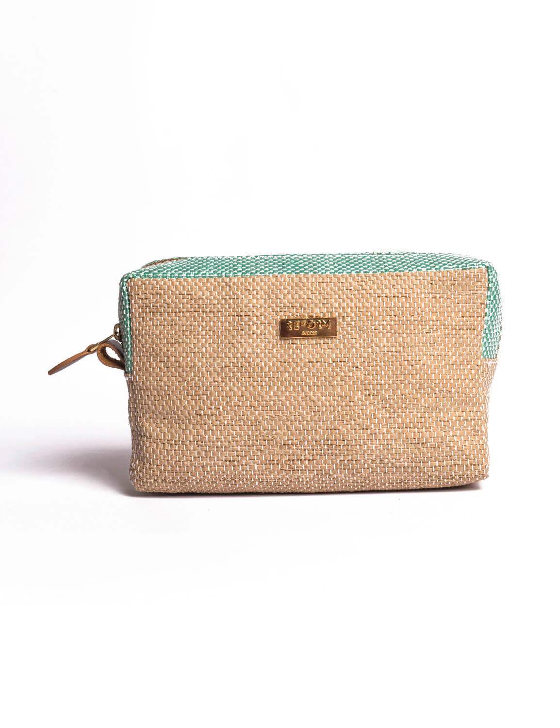 MAKEUP CASE OLIVE X BEIGE